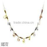 925 Silver Necklace , Plain Silver Necklace thumbnail-1
