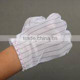China White Double Side Anti-static Gloves/clean Room Gloves/ thumbnail-5