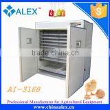 Alex incubator machine for hatching 3168 chicken eggs with egg scalder