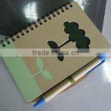 Recycled With a Ballpen Colorful Composition Cheap Notebook