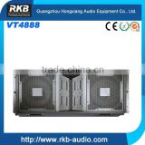 Large VT4888 Waterproof dual 12'' outdoor speaker line array