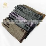80%wool 20%nylon women's winter handmade warm wool gloves in baoding