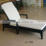 PE-rattan Beach Lounge Chair Hot Sale !