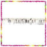 Burgundy Gold Metallic Wool Thread Braid Decorative Trimming Swimwear thumbnail-6