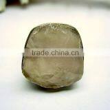 Rose Quartz Druzy Uneven Raw Natural Gemstones Ring, Rough Gemstone Adjustable Jewellery, 925 Solid Sterling Silver Jewelry thumbnail-1