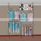 Huohua 2-3.5m Telescopic Aluminum Alloy Material Ceiling Mounted Clothes Drying Rack thumbnail-1