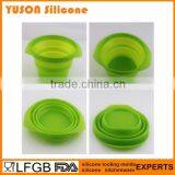 Food Grade BPA Free Silicone Collapsible Strainer thumbnail-1
