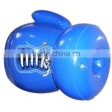 kid toy blue plastic giant inflatable boxing glove