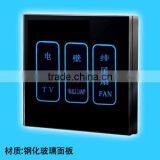 smart home intelligent touch screen LED light switch