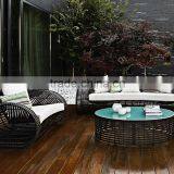 Wicker Rattan Bamboo Living Set Garden Sofa Furniture (1.2mm Alu Frame With Powder Coated,10cm Thick Cushion With 250g) thumbnail-2