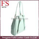 Fashion Korean Style Green Backpack, Girls pu Backpack Bags thumbnail-4