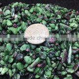 Red And Green Ruby Gravel Degaussing Ore Crystal Epidote Gravel Stone