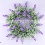 Artificial Flower Plastic Lavender Wreath