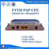 FTTH 1.25Gbps SFF Uplink 2GE+1POTS+WiFi Downlink Access Point P2P CPE Equipment
