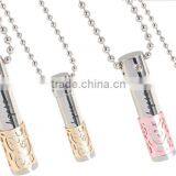 Wholesale Women Multicolor Aroma Pendant for Essential Oil in 316L Stainless Steel Perfume Pendant thumbnail-1