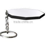 Octagon Keychain, Promotional Keychain, Polymer Key Chain, Key Chain for Sublimation