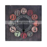 MDF Wooden Wall Clock Home Decoration French Style