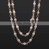 New Arrivals 2016 Black Bead Long Chain Necklace thumbnail-4