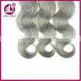 Unprocessed 7a Chinese Gold Vender Straight 1b Grey Ombre 100 Human Hair for Sale thumbnail-4