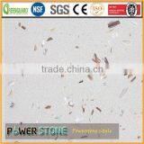 Artificial Muticolored Crystal Quartz Stone Countertop