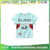 Oem Yellow Kid's Tee Shirt With Custom Design Embroidery Screen Printing Factory Price thumbnail-3