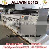 High speedy allwin konica 512i solvent printer