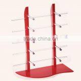 Wholesale Price for Acrylic Sunglasses Desktop Red Display Rack