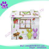 Paintable DIY Cardboard Playhouse For Kids thumbnail-6
