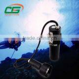 Aluminum Housing Waterproof Five Modes Super Bright Diving Flashlight,HID Flashlight
