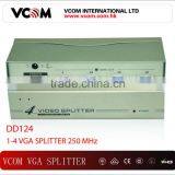 2013 Best Selling 1*4 VGA Splitter 250MHz