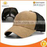 Sports Golf Custom Logo Mesh Blank Wholesale Custom Hemp Baseball Cap thumbnail-1