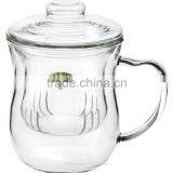 Blown Glass Big Cup 300ml Borosilicate Glass Tea Cup thumbnail-2