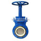 Low Price Flanged Manual Stem Knife Gate Valve Pn25 Cast Iron Din thumbnail-4