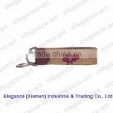 Custom Needlepoint Key Fob, Leather Key Chain for Gift thumbnail-1