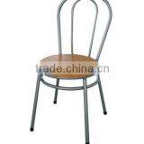 Metal and Wooden Bar Chair With Plywood