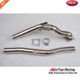 Mertop Race New 3'' 76mm Catless High Flow VW Golf R MK6 Aud* TTS Aud* S3 AUD* A3 8P Quattro 1.8L TFSI 2L TFSI Downpipe thumbnail-2