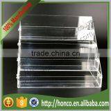 Top Selling 32pcs 4 Tiers Acrylic Nail Polish Cosmetics Display Rack Clear Colour thumbnail-6