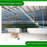 Tannery Machine China 1200 to 3000mm Steel Overhead Chain Conveyor Hangers for Leather