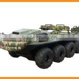 XBH 8X8-2A Jet Propelled Vehicle Floating go Any Way Amphibious ATV Crossing River Car thumbnail-3
