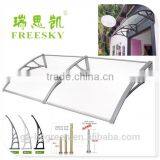 Freesky Cheap Plastic Frame Polycarbonate Sheet Window Awning Shed Entry Door Canopy, Sun Shed Gazebo Awning thumbnail-2