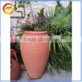 Red Terra Cotta Garden Flower Pot thumbnail-1