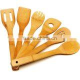Eco-friendly Bamboo Kitchen Utensil Set-set of 6 thumbnail-2