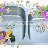 Double Bowl Stainless Steel Kitchen Sink thumbnail-1