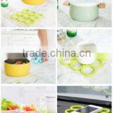 Heat Resistant Silicone Mat Round Shaped Waterproot Place Mat thumbnail-4