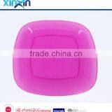 Food Grade PS Arylic Material Square Salad Plate Picnic Set thumbnail-1