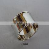 Plain Border Ring Style Brass Napkin Ring With Silver Plating thumbnail-1