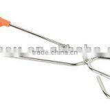 Food Tong Iron With Powder Coating Plastic Coating Handle thumbnail-2