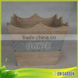 Wooden Decoration Basket, Gardeing Colorful Wood Easter Basket thumbnail-5