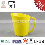 Colorful melamine cup with handle