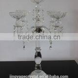 Jingyage Wedding Crystal Table Flower Candelabra Centerpiece thumbnail-1
